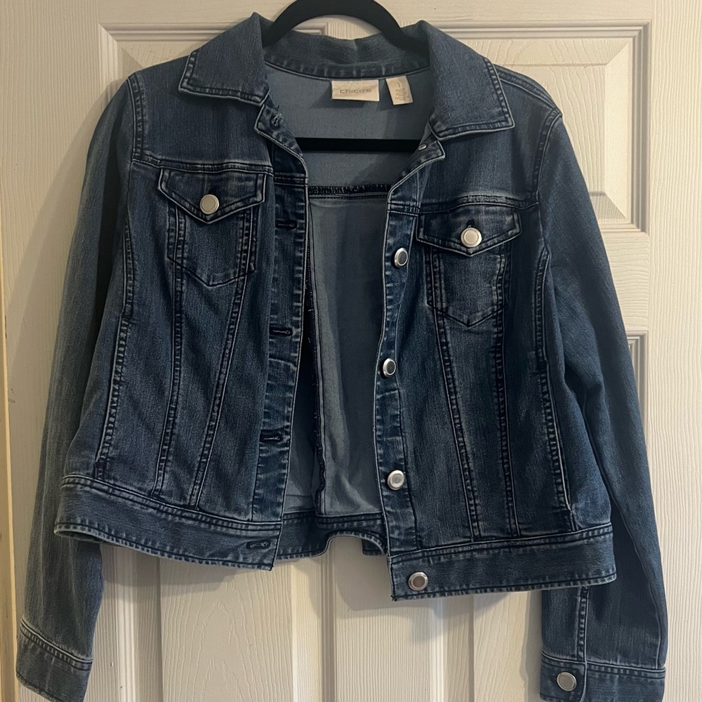 Chico’s Basic Denim Jacket - image 1